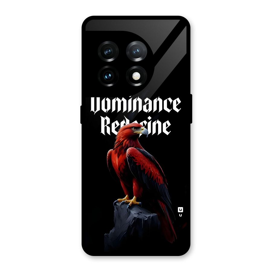 Dominance Eagle Glass Back Case for OnePlus 11