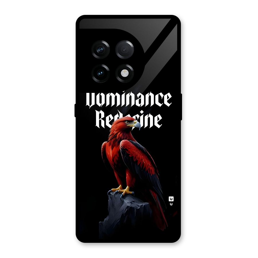 Dominance Eagle Glass Back Case for OnePlus 11R