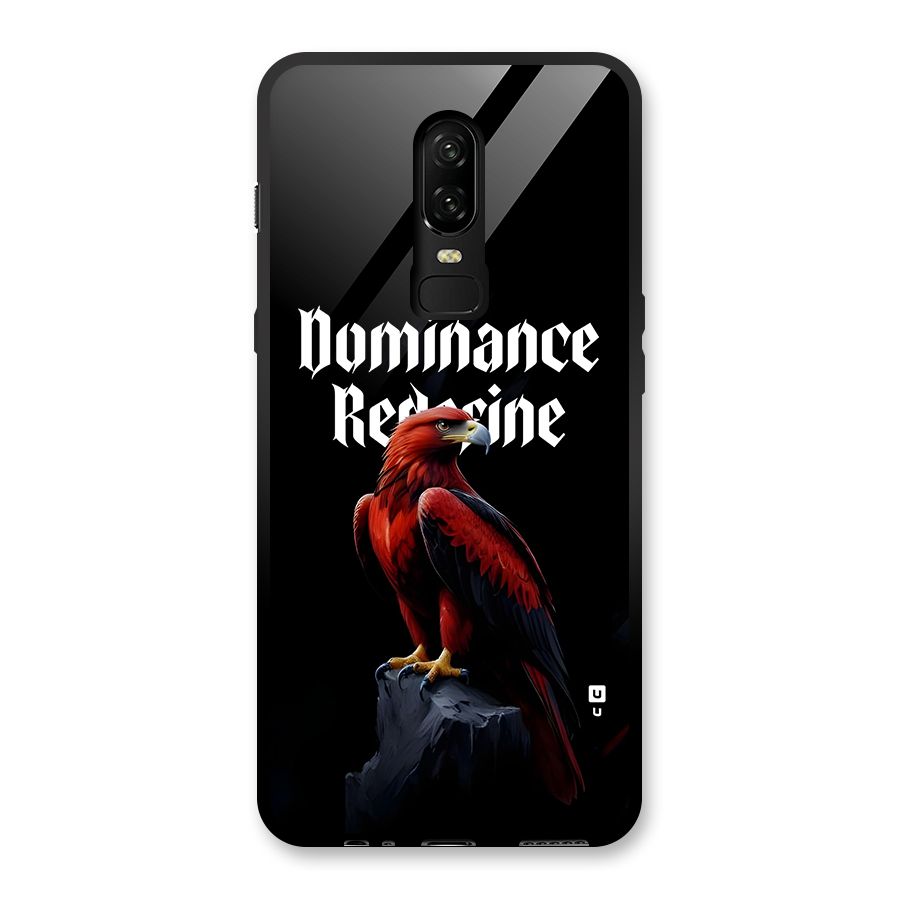 Dominance Eagle Glass Back Case for OnePlus 6