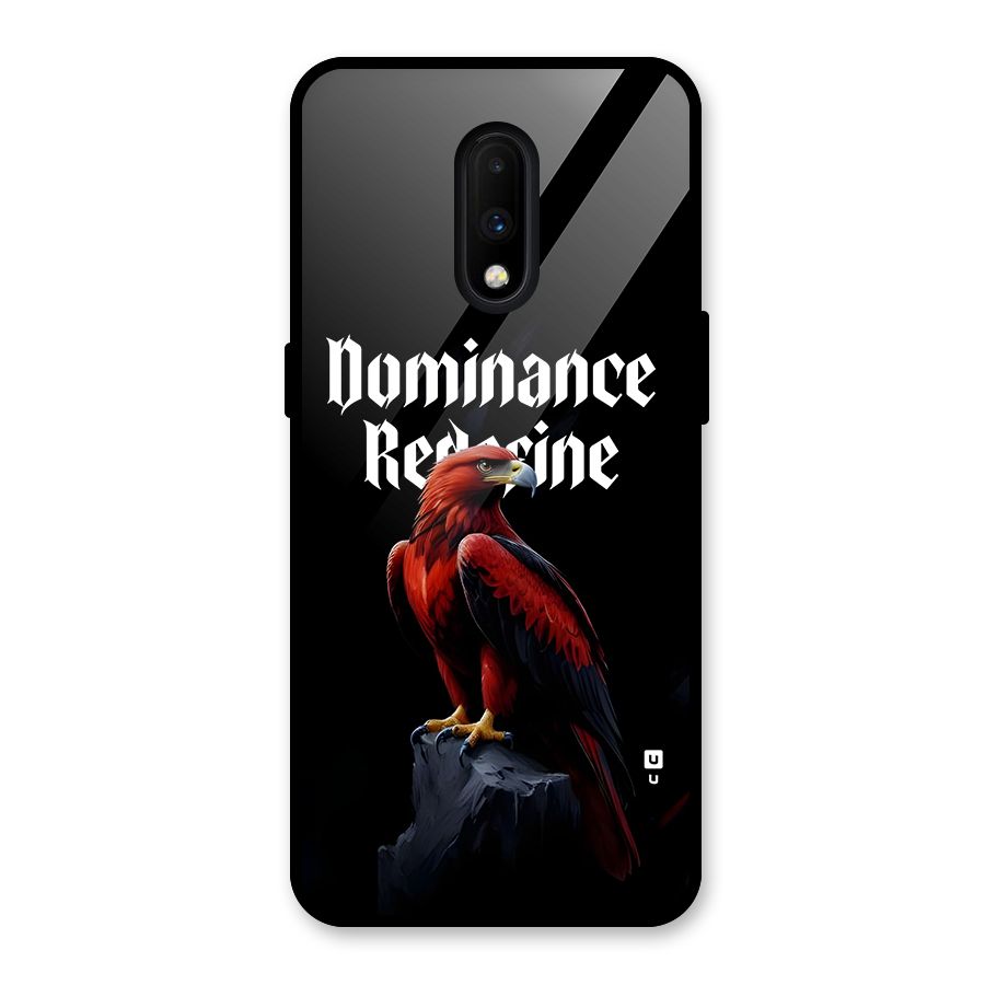 Dominance Eagle Glass Back Case for OnePlus 7