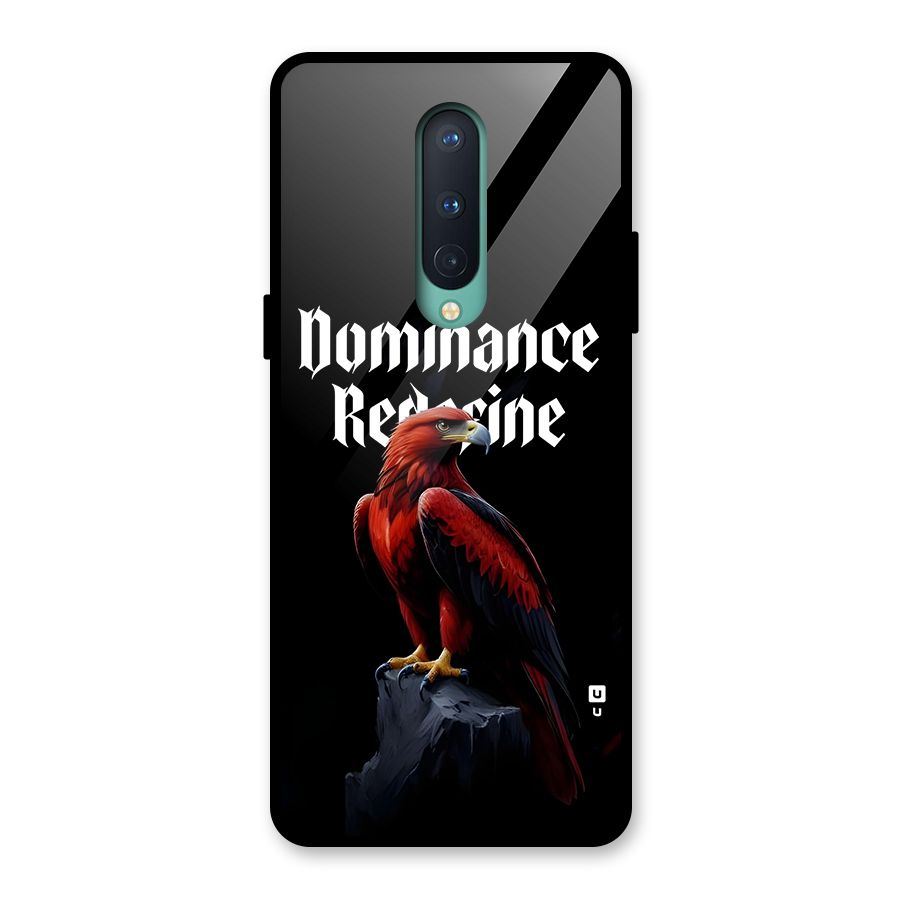 Dominance Eagle Glass Back Case for OnePlus 8