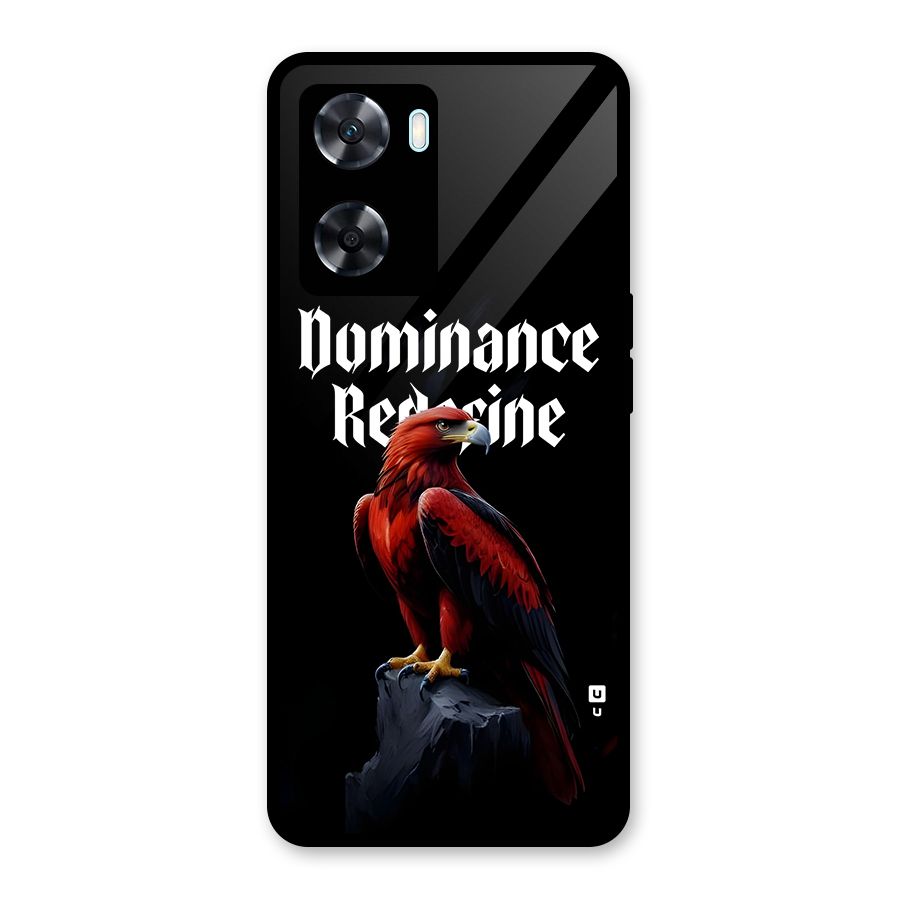 Dominance Eagle Glass Back Case for Oppo A77s