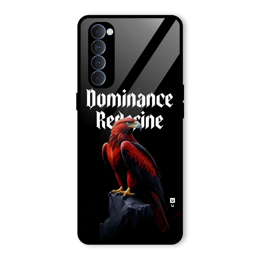 Dominance Eagle Glass Back Case for Oppo Reno4 Pro