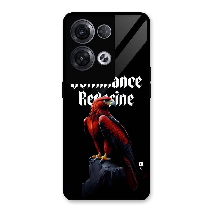 Dominance Eagle Glass Back Case for Oppo Reno8 Pro 5G