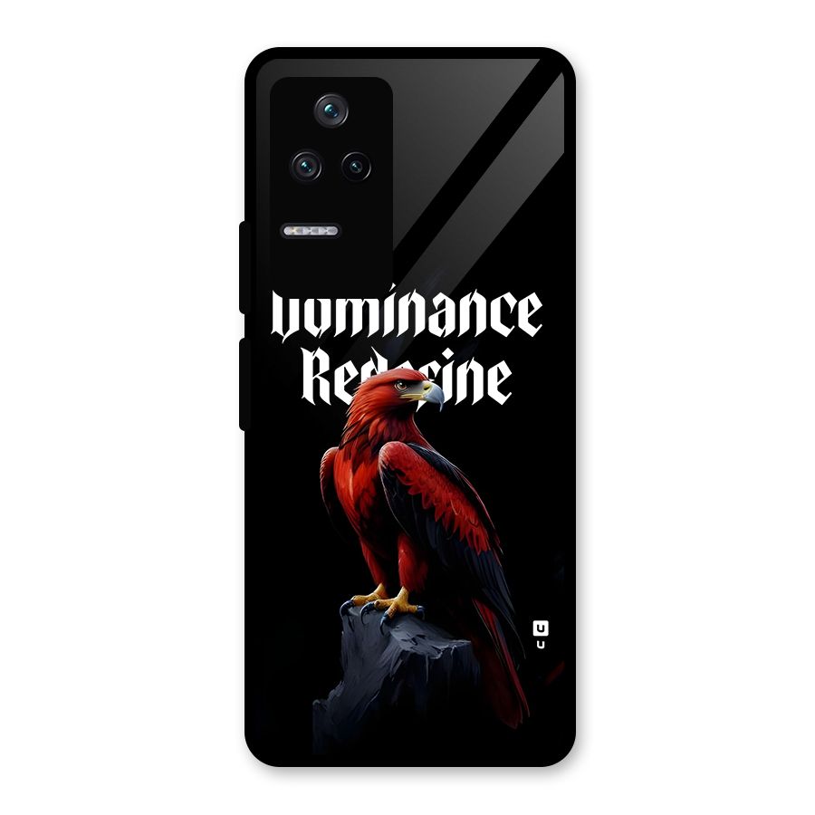 Dominance Eagle Glass Back Case for Poco F4 5G
