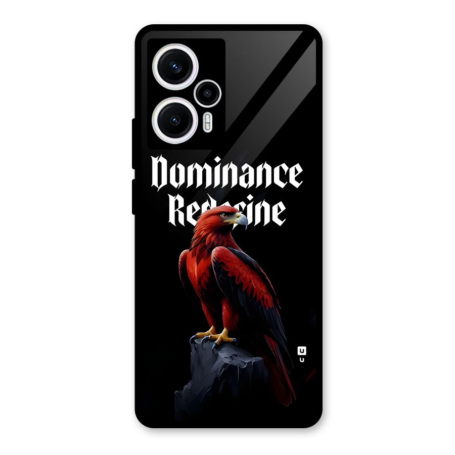 Dominance Eagle Glass Back Case for Poco F5