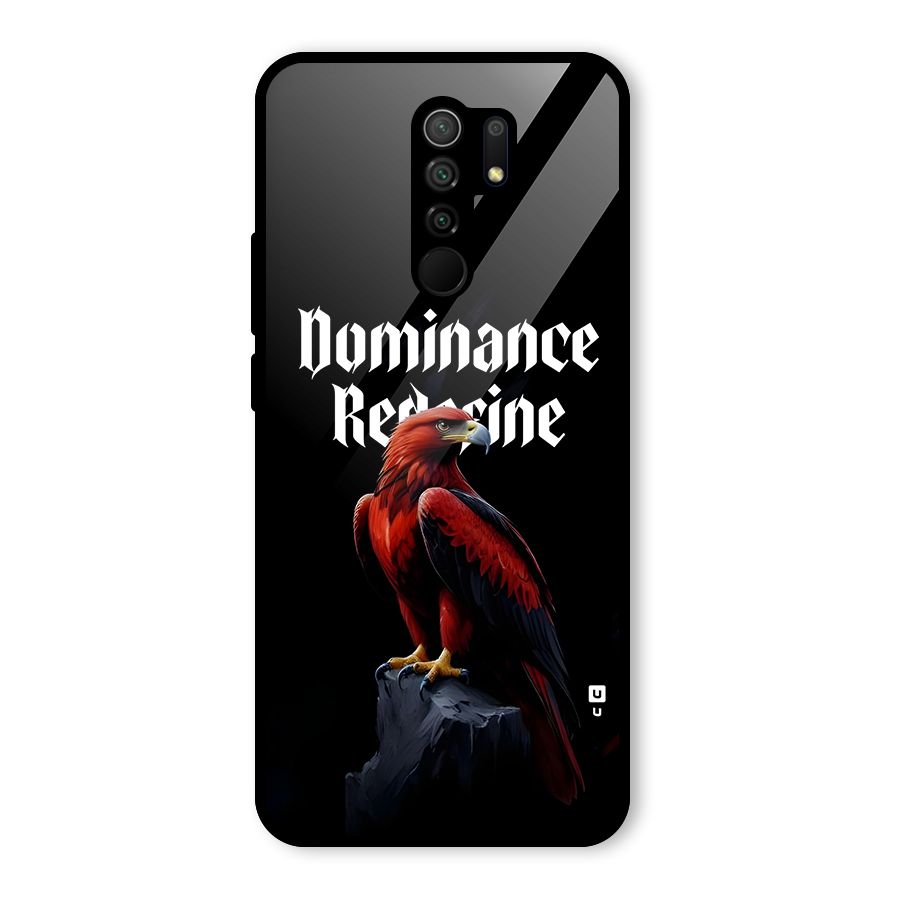 Dominance Eagle Glass Back Case for Poco M2