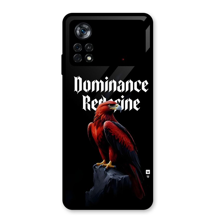 Dominance Eagle Glass Back Case for Poco X4 Pro 5G