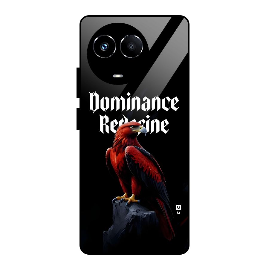 Dominance Eagle Glass Back Case for Realme 11X
