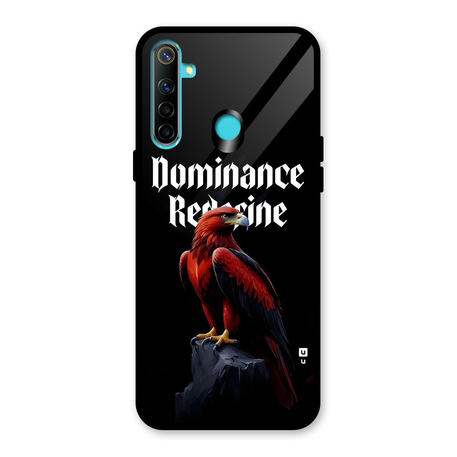 Dominance Eagle Glass Back Case for Realme 5