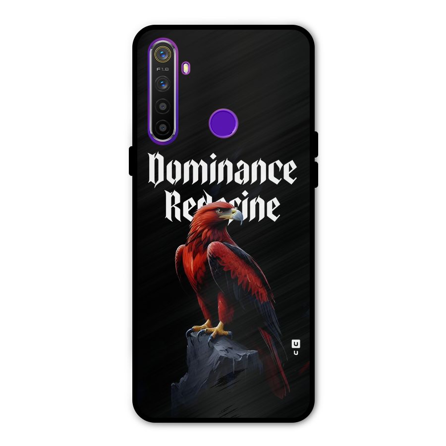 Dominance Eagle Glass Back Case for Realme 5s