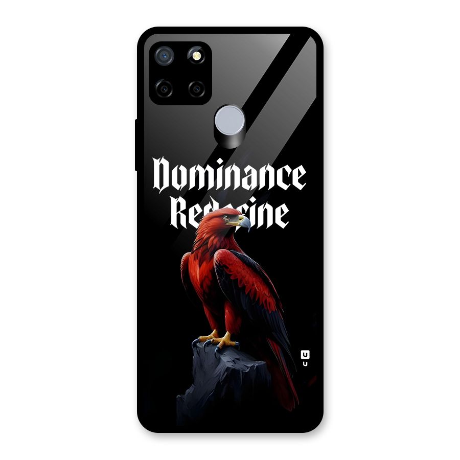 Dominance Eagle Glass Back Case for Realme C12