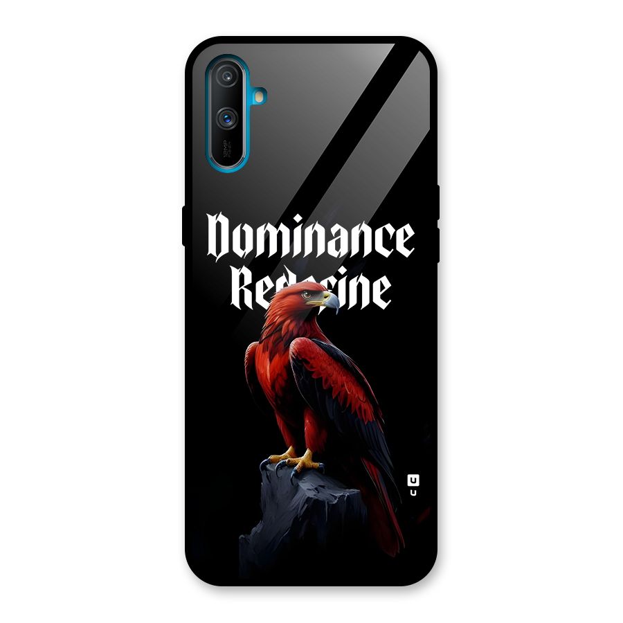 Dominance Eagle Glass Back Case for Realme C3