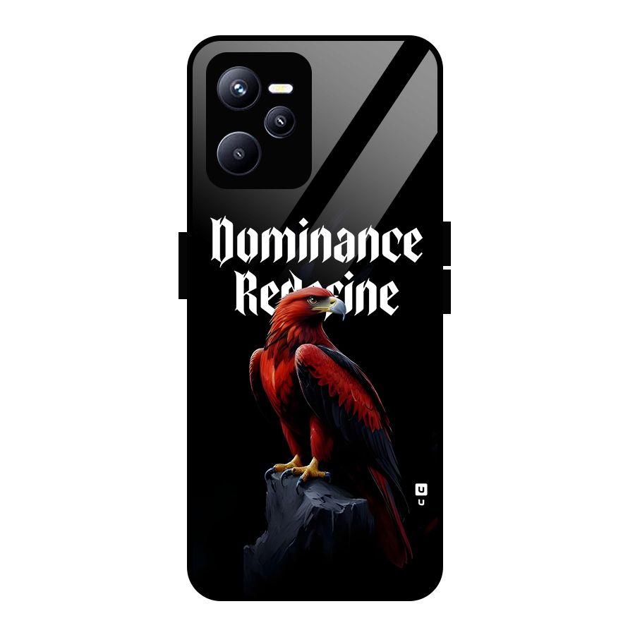Dominance Eagle Glass Back Case for Realme C35