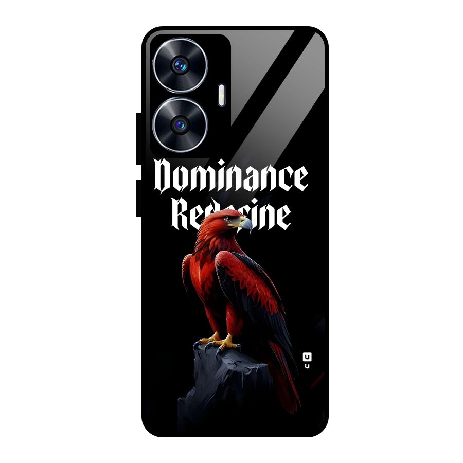 Dominance Eagle Glass Back Case for Realme Narzo N55