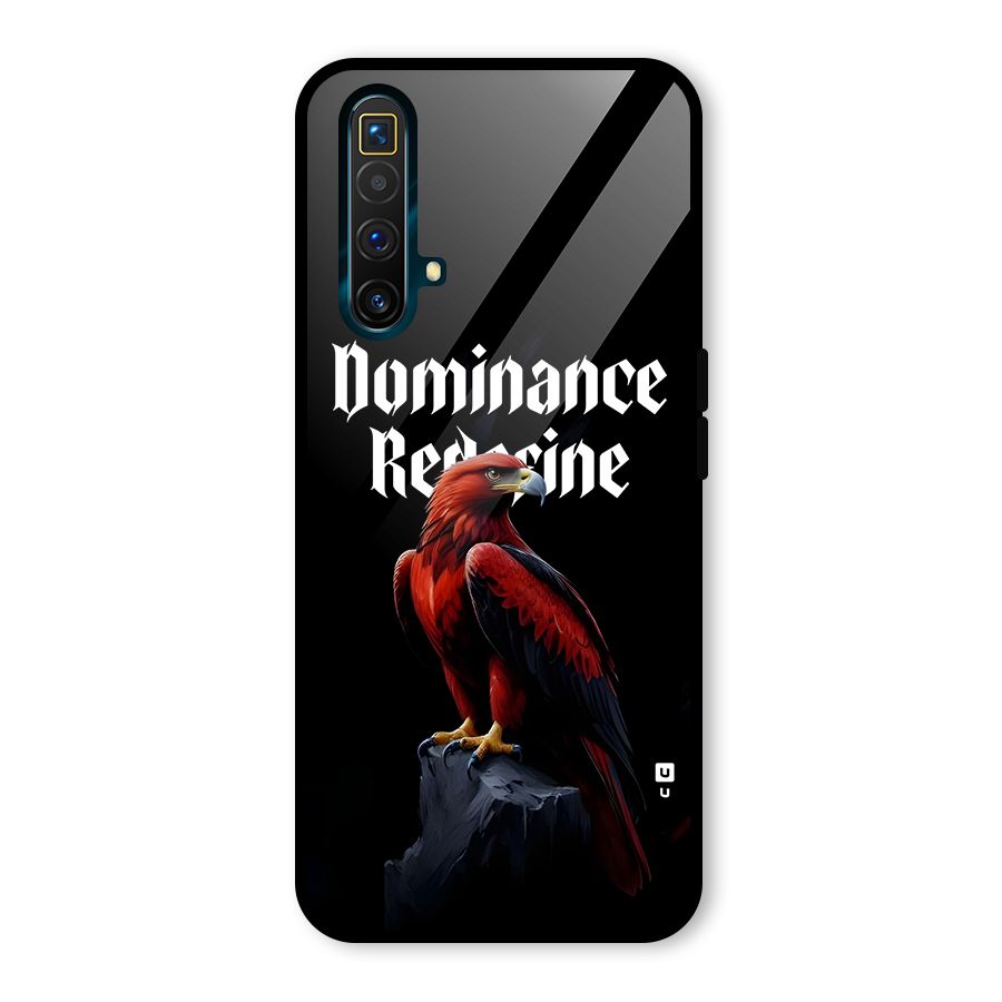 Dominance Eagle Glass Back Case for Realme X3 SuperZoom