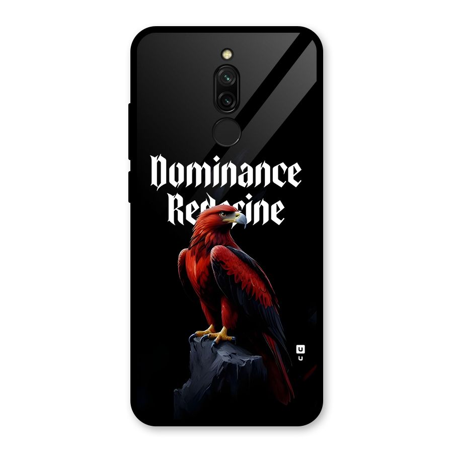 Dominance Eagle Glass Back Case for Redmi 8