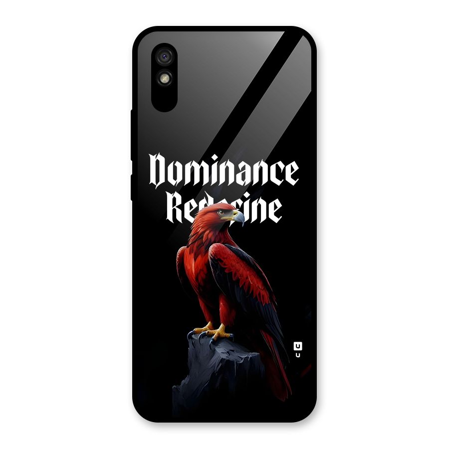 Dominance Eagle Glass Back Case for Redmi 9A