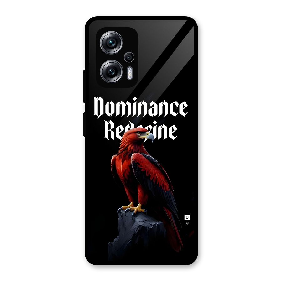 Dominance Eagle Glass Back Case for Redmi K50i