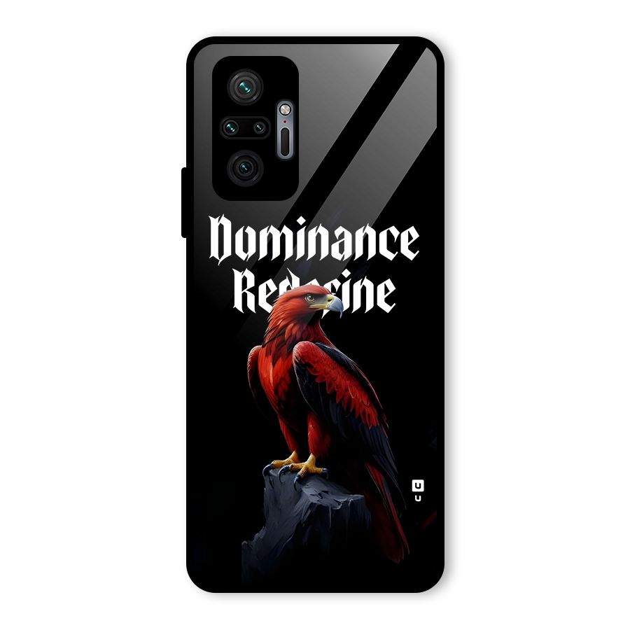 Dominance Eagle Glass Back Case for Redmi Note 10 Pro Max