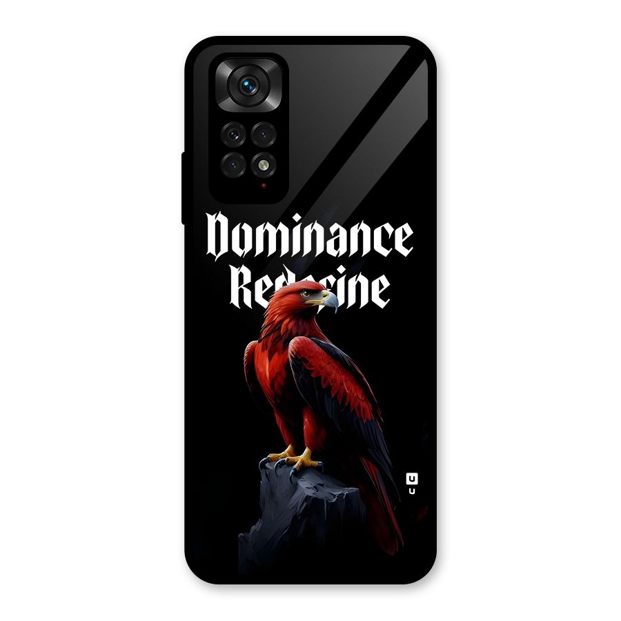 Dominance Eagle Glass Back Case for Redmi Note 11