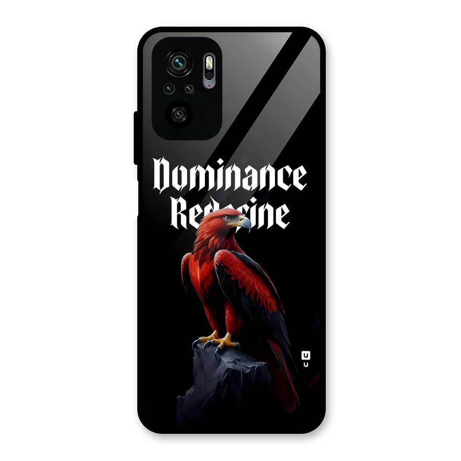Dominance Eagle Glass Back Case for Redmi Note 11 SE