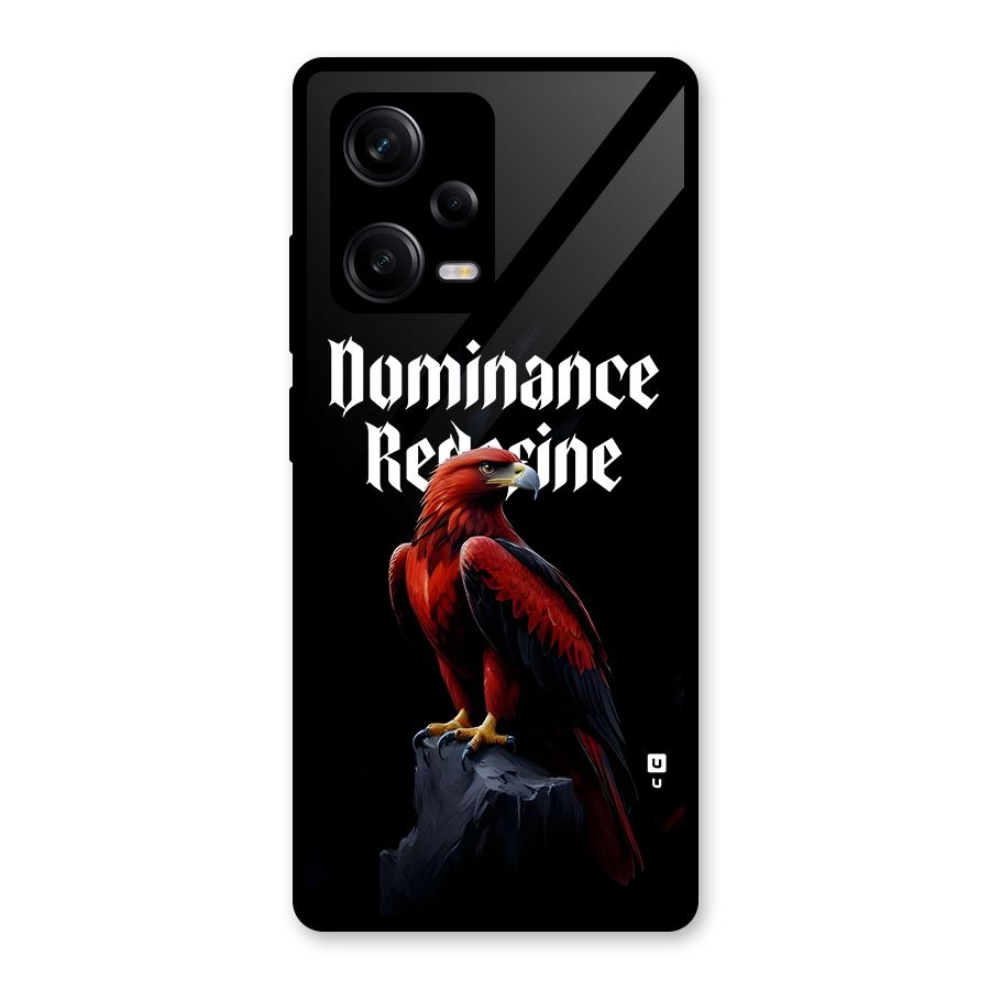 Dominance Eagle Glass Back Case for Redmi Note 12 Pro