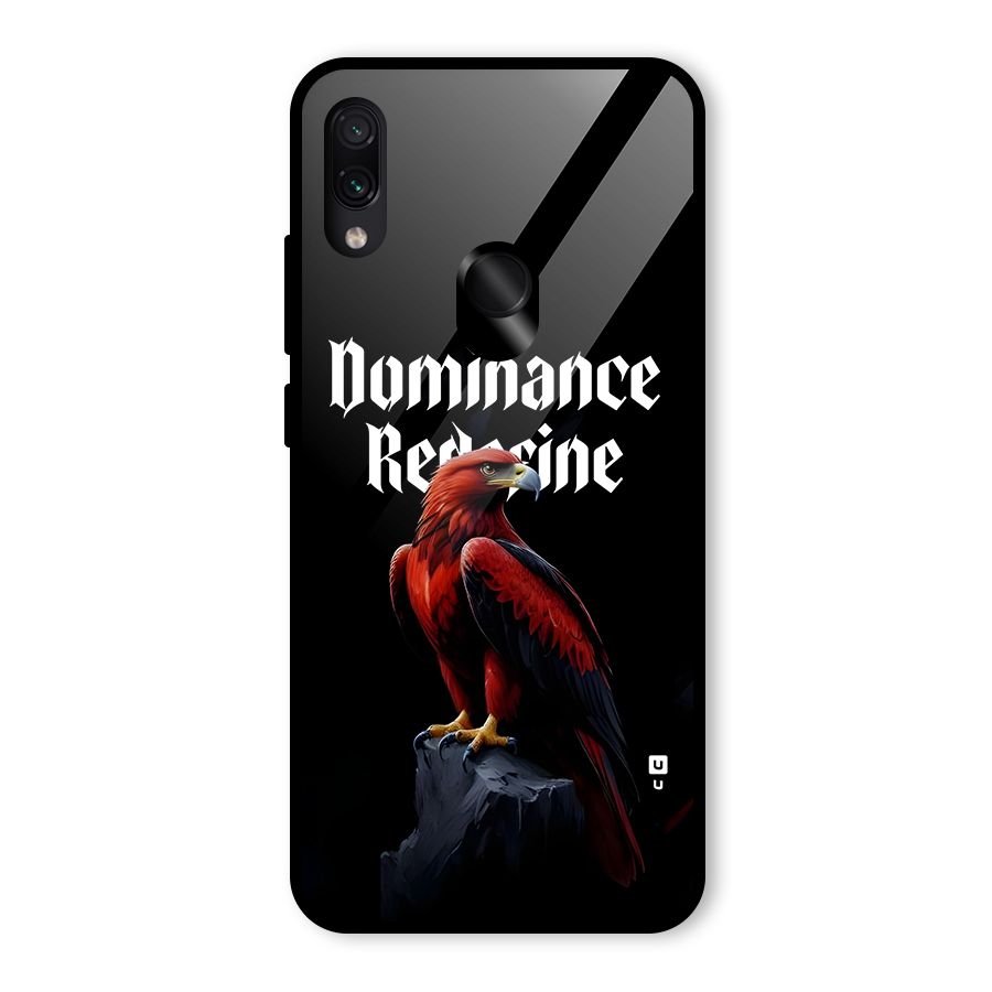 Dominance Eagle Glass Back Case for Redmi Note 7 Pro