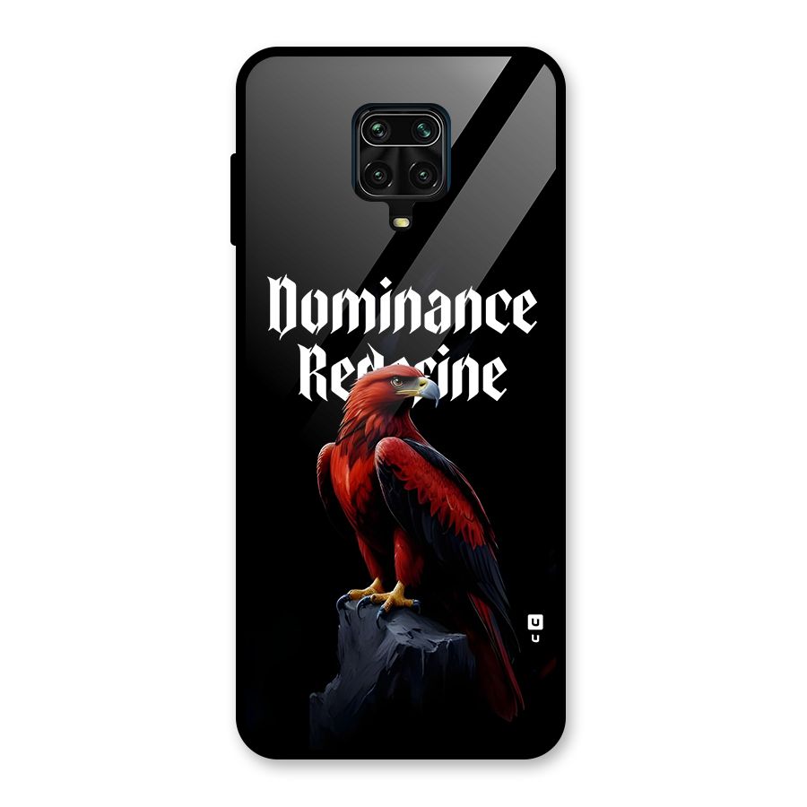 Dominance Eagle Glass Back Case for Redmi Note 9 Pro