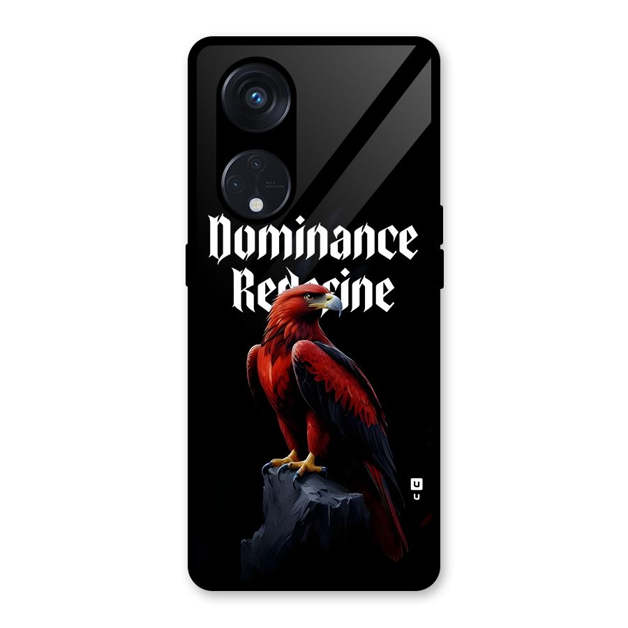 Dominance Eagle Glass Back Case for Reno8 T 5G
