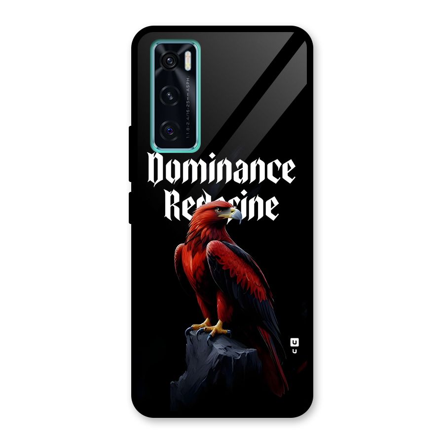 Dominance Eagle Glass Back Case for Vivo V20 SE