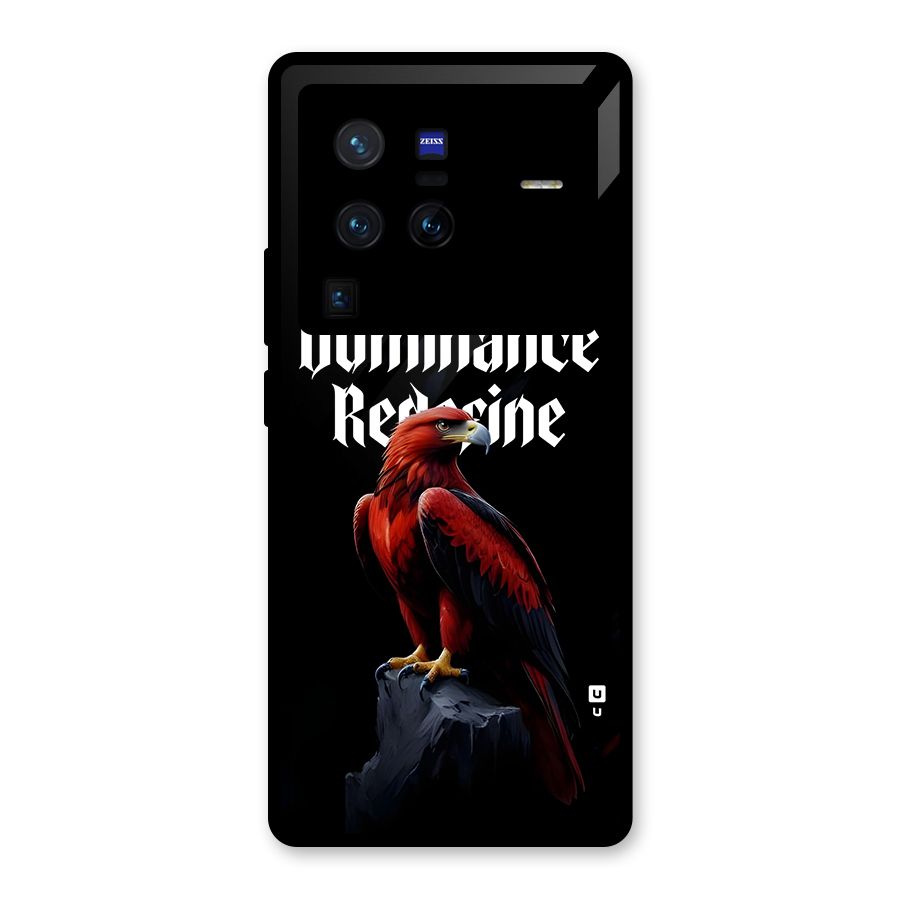 Dominance Eagle Glass Back Case for Vivo X80 Pro