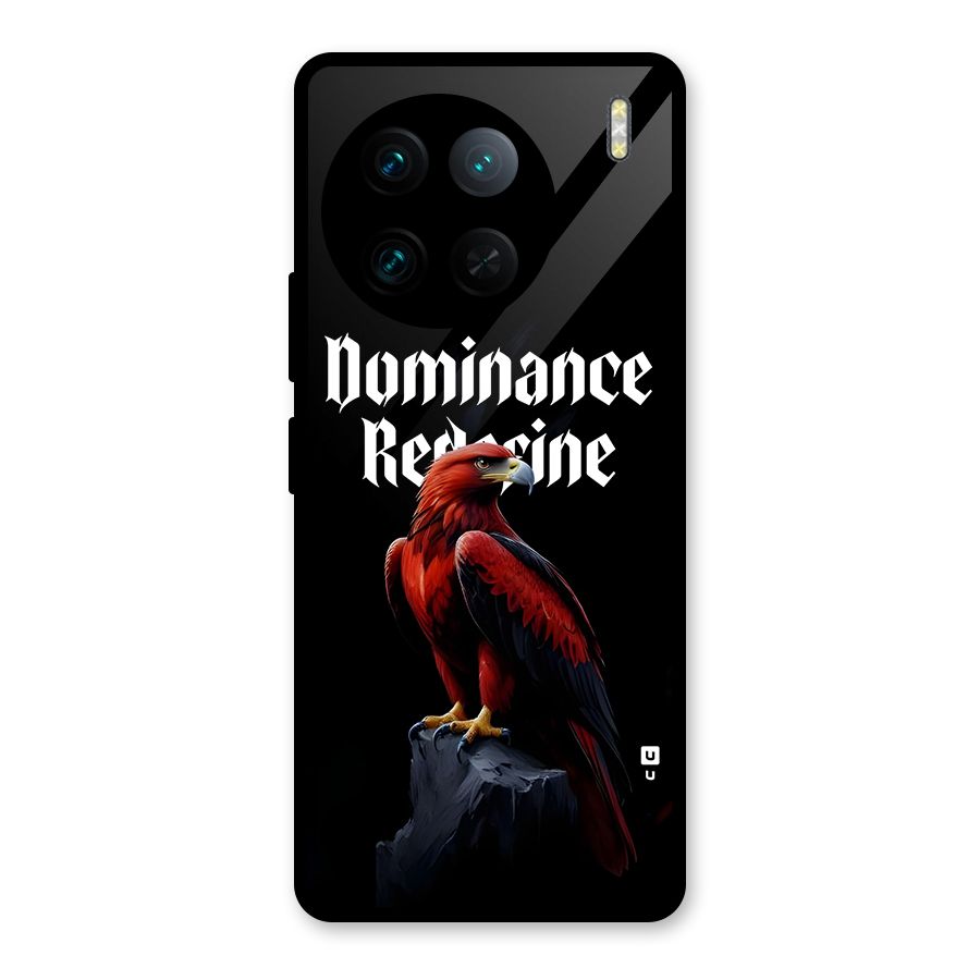 Dominance Eagle Glass Back Case for Vivo X90 Pro