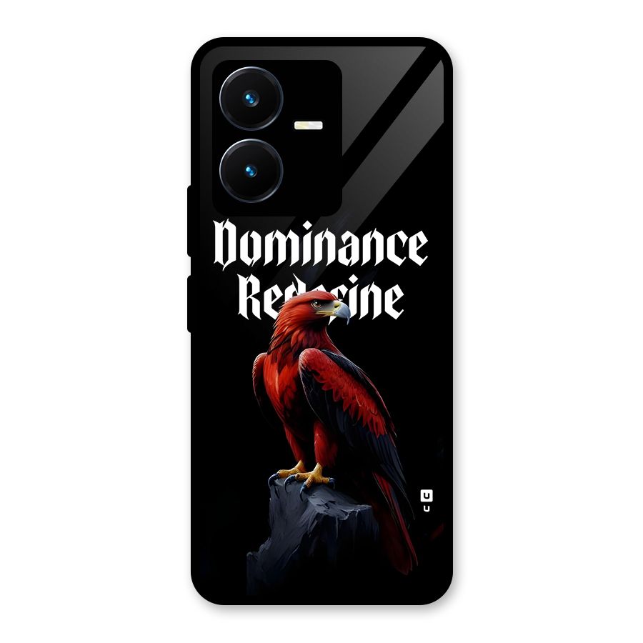 Dominance Eagle Glass Back Case for Vivo Y22