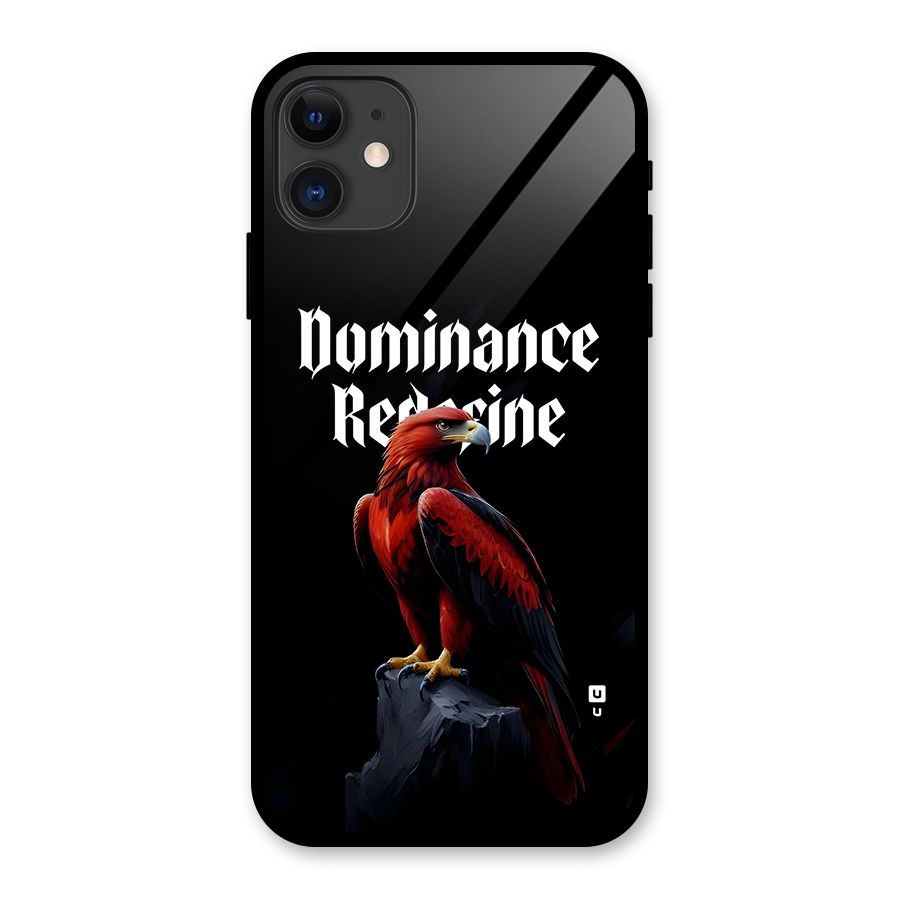 Dominance Eagle Glass Back Case for iPhone 11