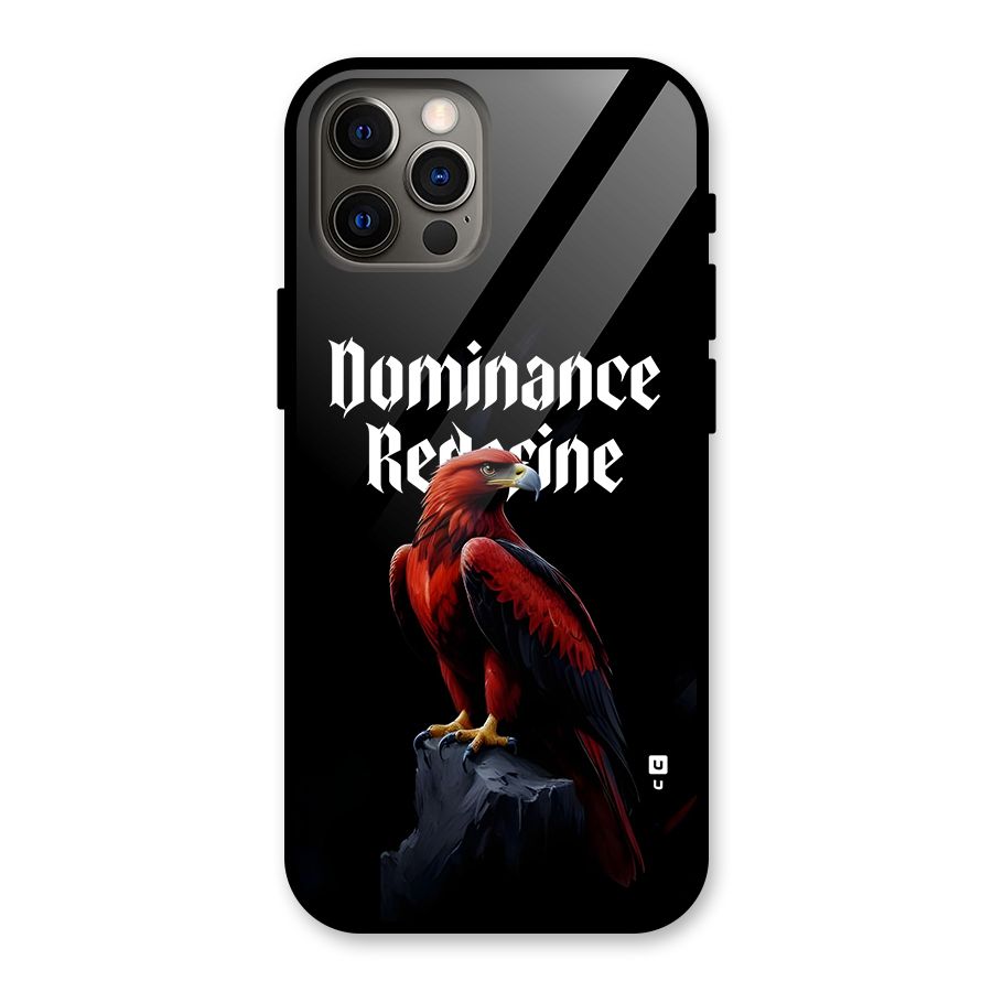 Dominance Eagle Glass Back Case for iPhone 12 Pro