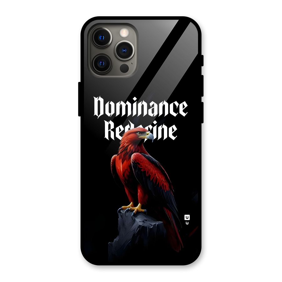 Dominance Eagle Glass Back Case for iPhone 12 Pro Max