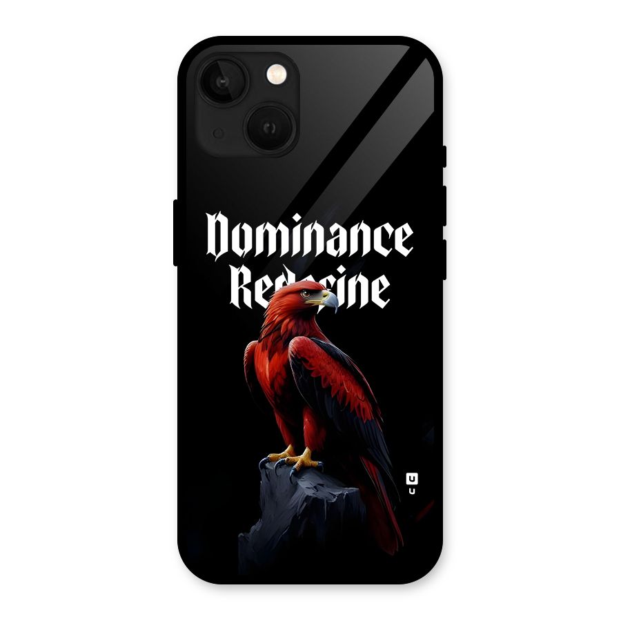 Dominance Eagle Glass Back Case for iPhone 13
