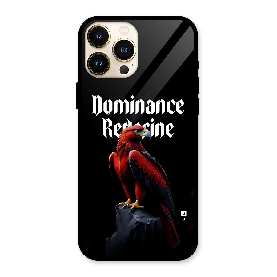Dominance Eagle Glass Back Case for iPhone 13 Pro Max