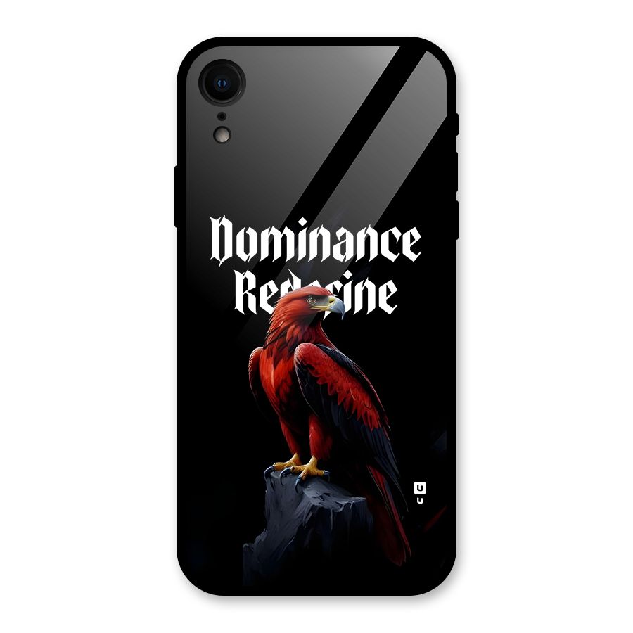 Dominance Eagle Glass Back Case for iPhone XR