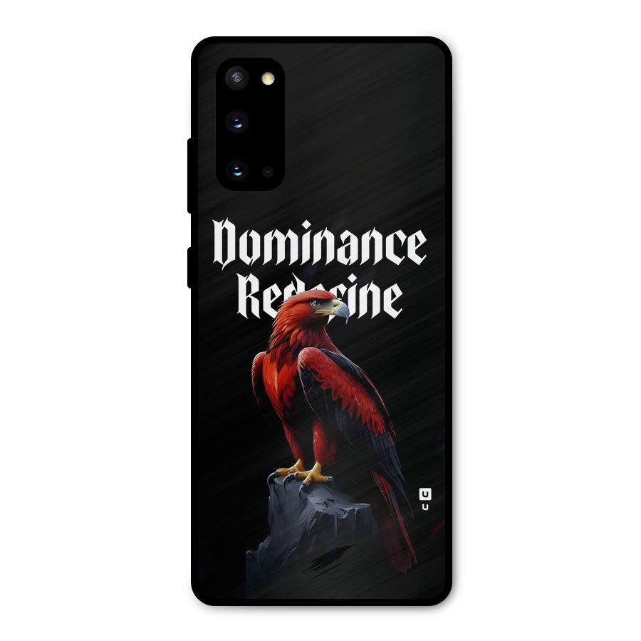 Dominance Eagle Metal Back Case for Galaxy S20