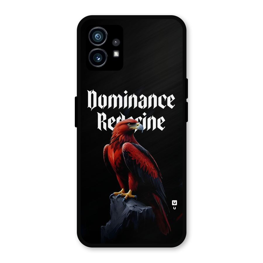 Dominance Eagle Metal Back Case for Nothing Phone 1