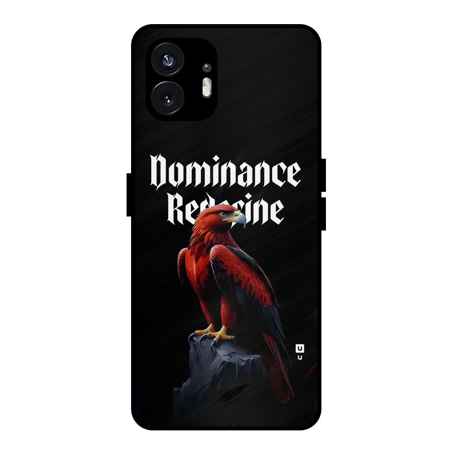 Dominance Eagle Metal Back Case for Nothing Phone 2
