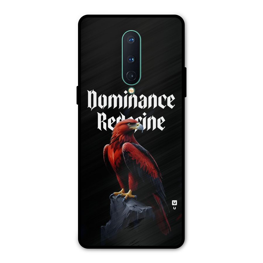 Dominance Eagle Metal Back Case for OnePlus 8