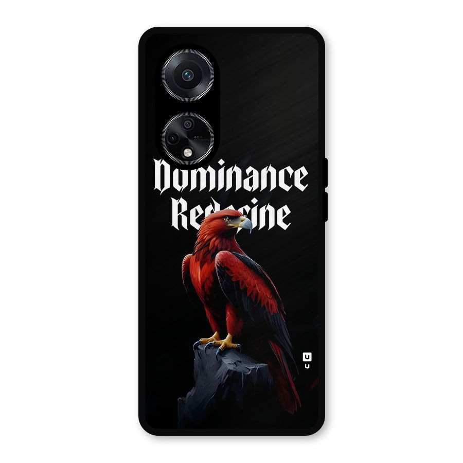 Dominance Eagle Metal Back Case for Oppo F23