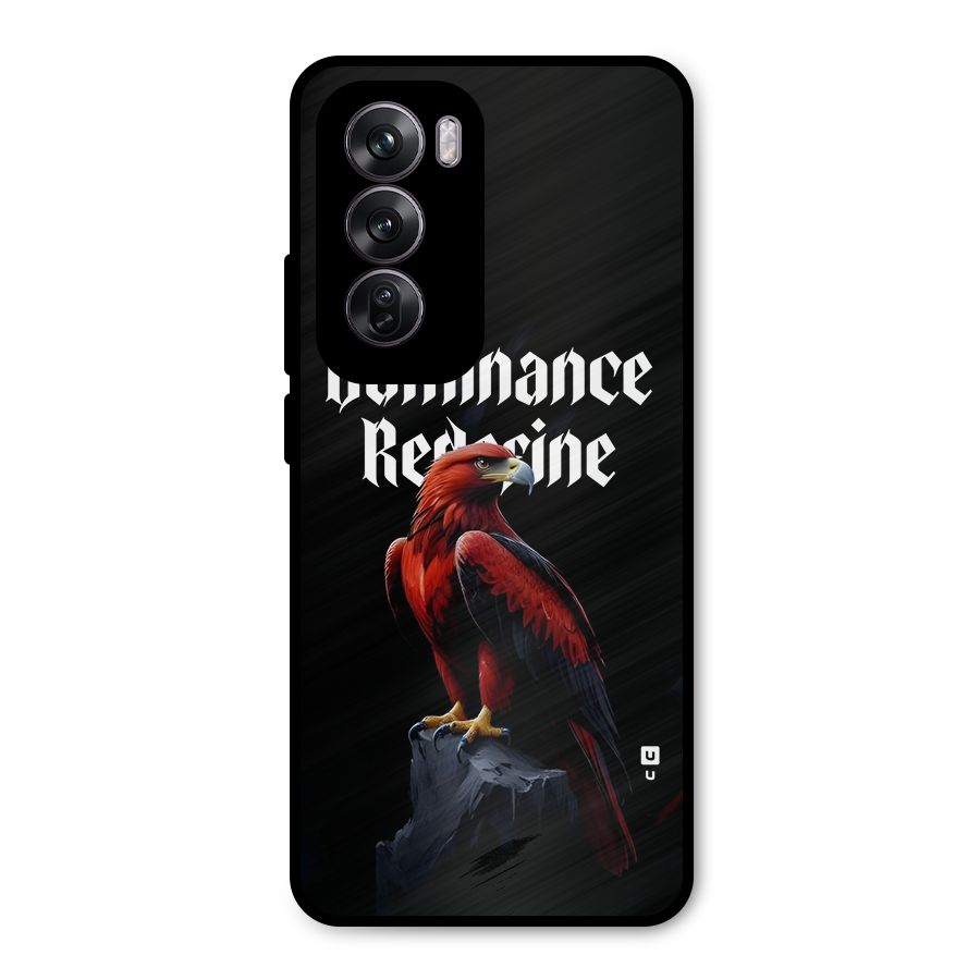 Dominance Eagle Metal Back Case for Oppo Reno12 Pro
