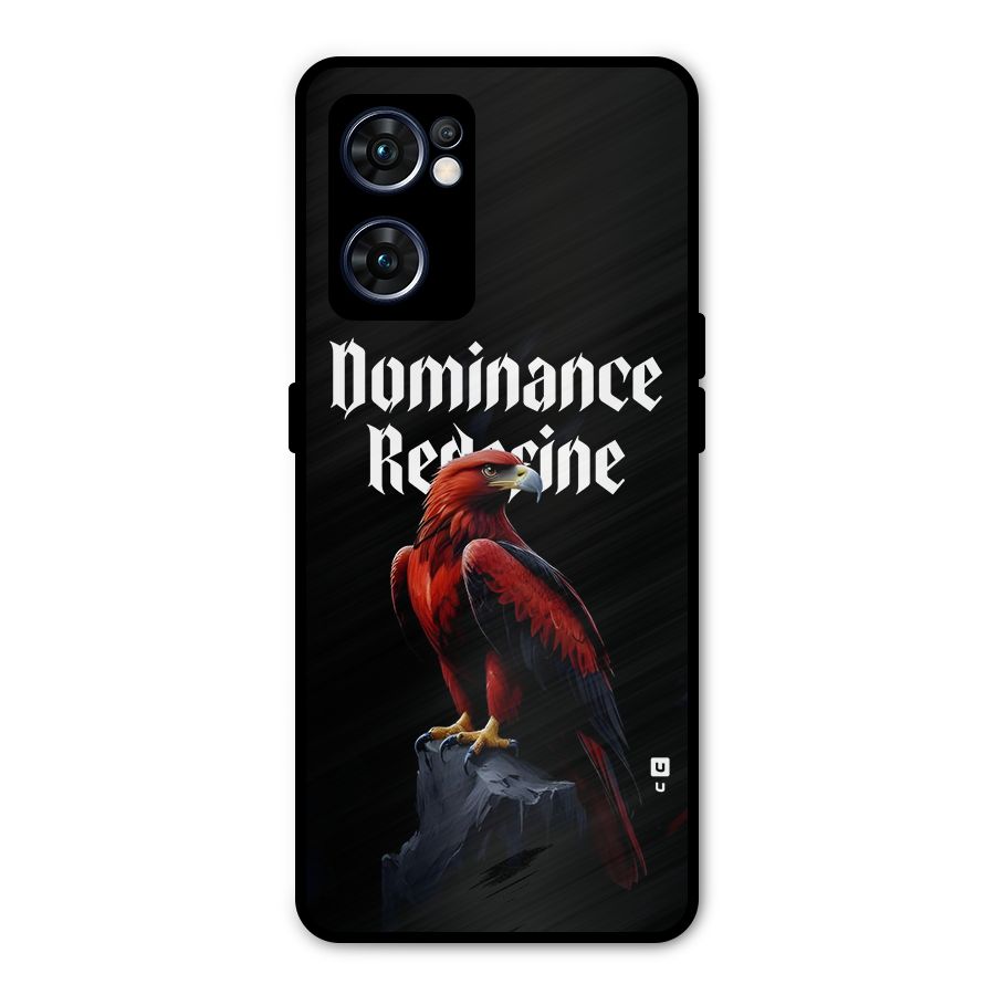 Dominance Eagle Metal Back Case for Oppo Reno7 5G