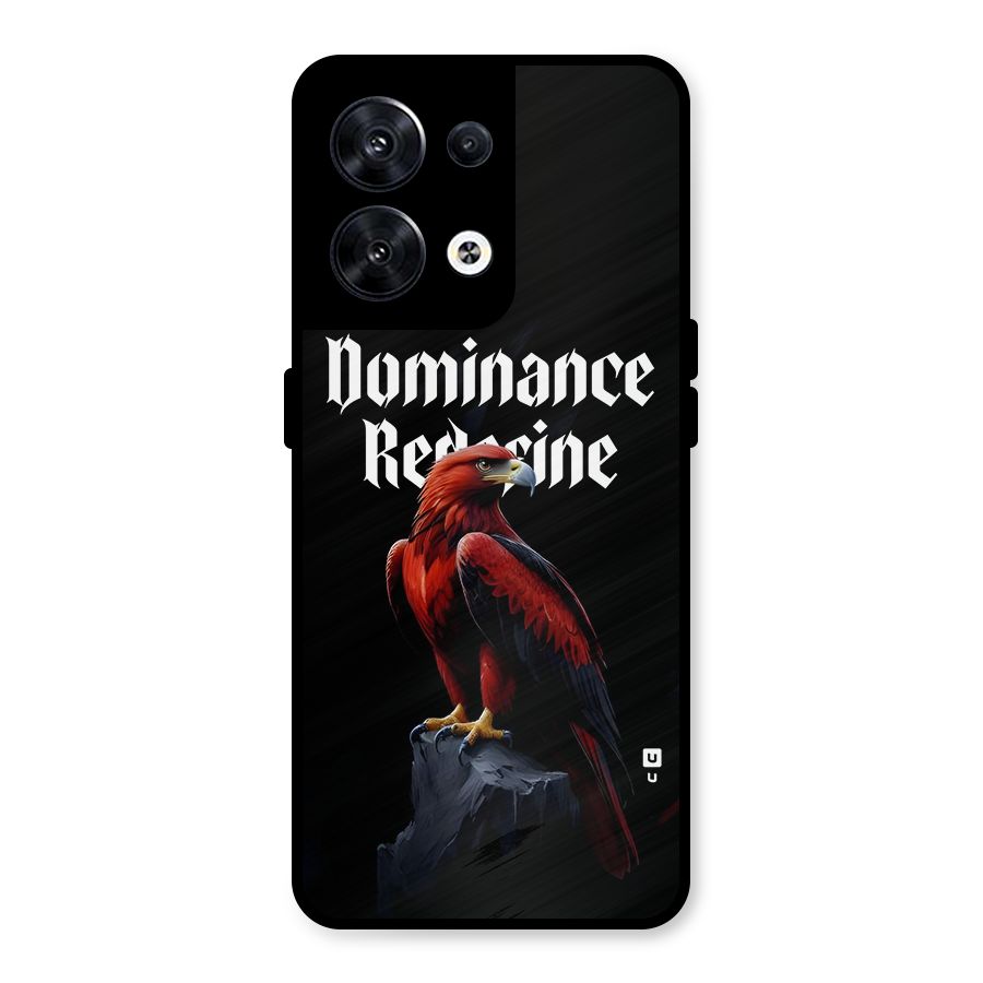 Dominance Eagle Metal Back Case for Oppo Reno8 5G