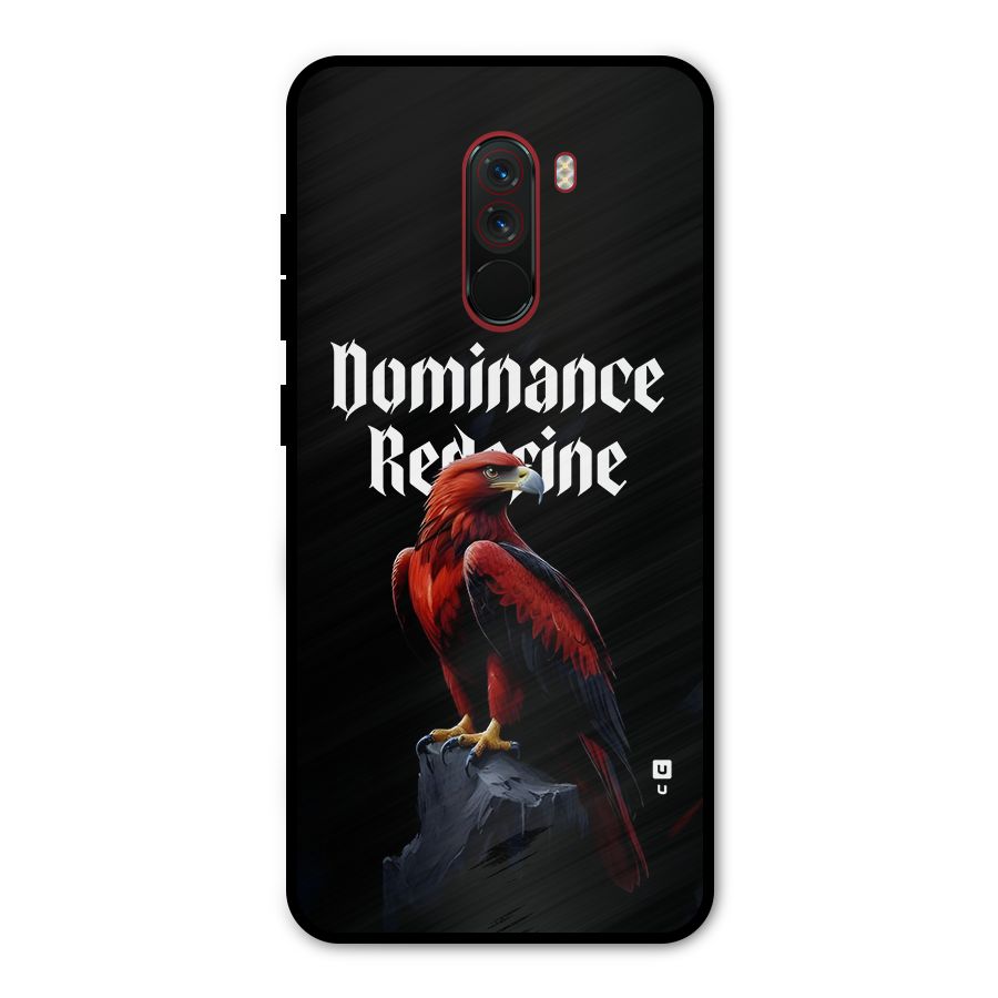 Dominance Eagle Metal Back Case for Poco F1