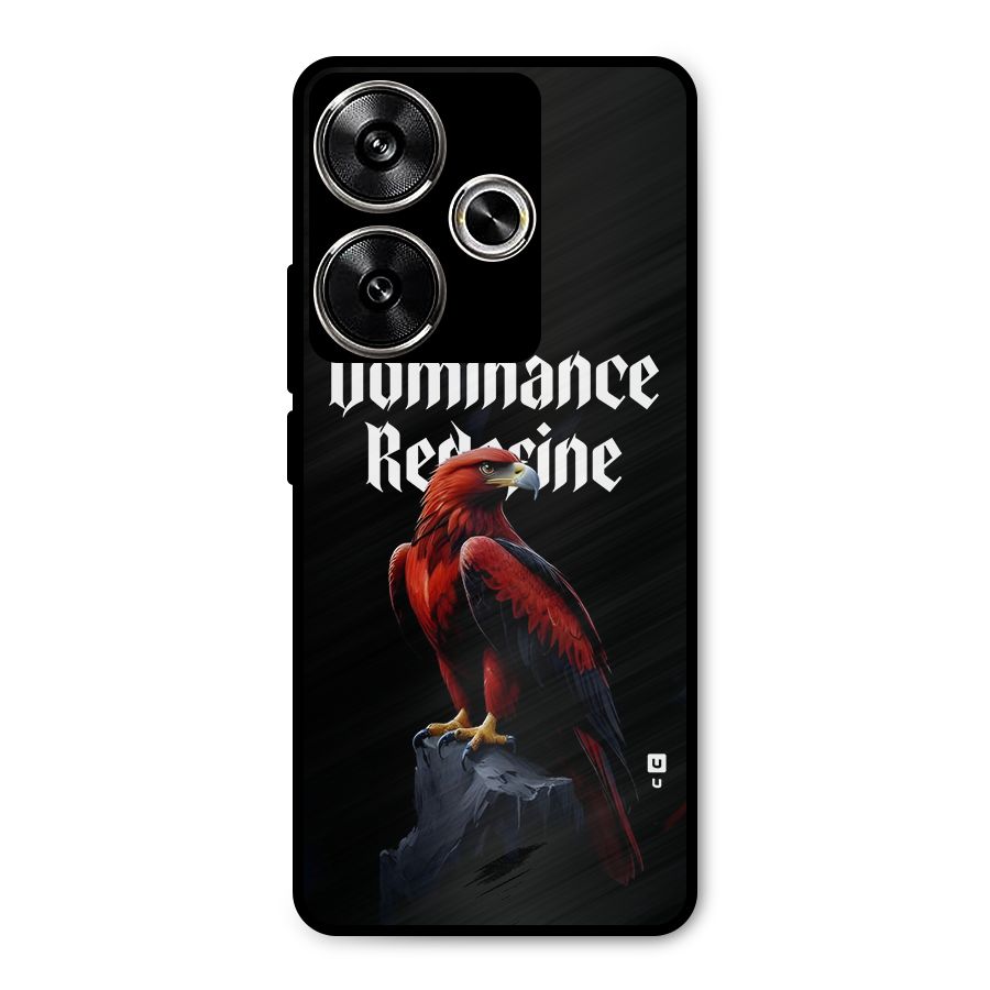 Dominance Eagle Metal Back Case for Poco F6